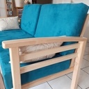 Canapé avec accoudoirs rabattables