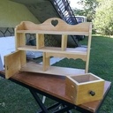 Étagère style savoyard