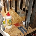 Rack à serre joint avec rangement