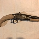 Le déf: Une crosse pour pistolet de duel