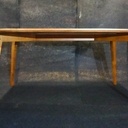 Table "Vulcain" résine et bois