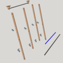 Presse a panneaux pliante