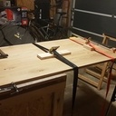 Tête de lit en chêne massif