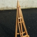 Maquette partielle de charpente de flèche torse