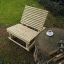 Fauteuil à bascule d'extérieur