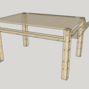 Table de découpe pour couture