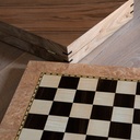 Back Gammon et jeu d'échec en placages