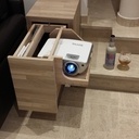 Meuble pour vidéo projecteur en chêne