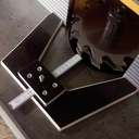 Pied à coulisse de toupilleur