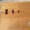 Bureau compact Chêne et fer