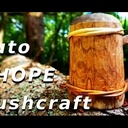 Chope à bière en bois