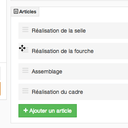 Ordre des articles dans les pas à pas