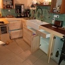 Aménagement d'une cuisine en frêne