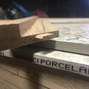 Table basse chene carrelage