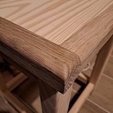 Première réalisation : un tabouret pour apprendre à se servir des grosses machines