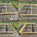 Cadre de lit en chêne