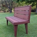 Banc extérieur en mukulungu