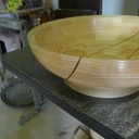 Un panier à fruit en tournage segmenté