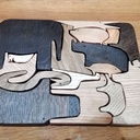 Puzzle enzo mari - la savane