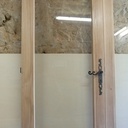 Porte vitrée en chene