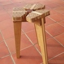 Tabouret trèfle