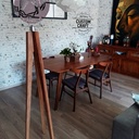 Trepied lamp en noyer