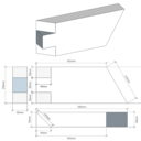 Variante du tabouret design de tedey