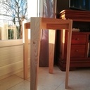 Tabouret chêne et sapin