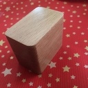 Anneau en bois avec sa boite