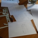 Veilleuse en papier cartonnée