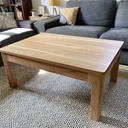 Table basse en chêne massif