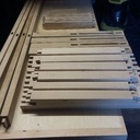 Un joli banc de lit étoilé