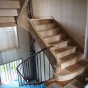 La prolongation de l'escalier