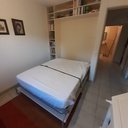 Lit escamotable bibliothèque