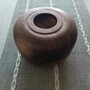 Machins tournés a partir de recup d'un bout de comptoir en noyer.