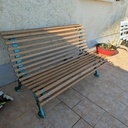 Rénovation d'un banc en fonte !