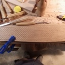 Petit vaisselier mural contemporain