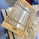 Rénovation : planche à couper le pain avec ramasse miettes