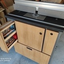 Meuble pour défonceuse sous table