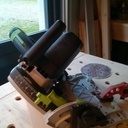 Meuble salle de bain poignée intégrée