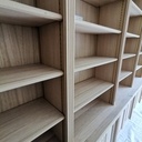 Bibliothèque ancienne chênes