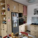 Cuisine en trois plis épicéa