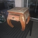 Guéridon oriental (trouvé dans une poubelle)