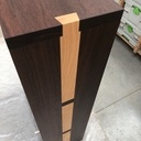 Petit meuble de rangement noyer hêtre