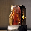 Lampe "magma en fusion"