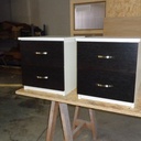 Deux tables de nuit