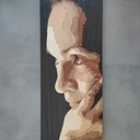 Marqueterie - Les réflexions d'Elise - 80cm x 29cm