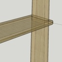 Etagères sans clou, vis ou colle