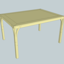 La grande table en version "haute"