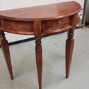 Table demi-lune en érable